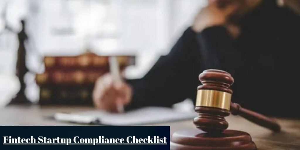 Fintech Startup Compliance Checklist